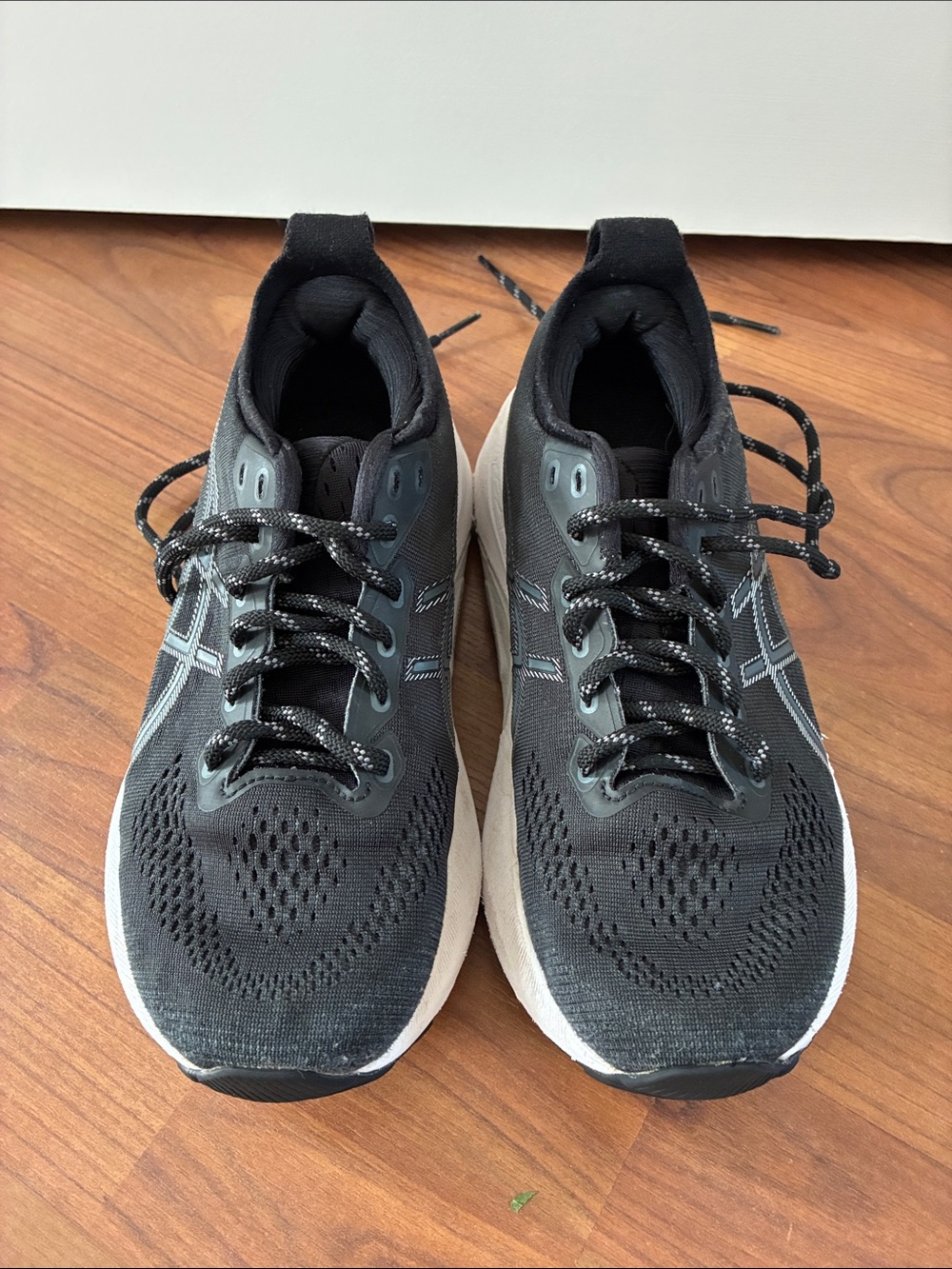 Asics Gel Kayano 31 Black and White Women's Running Sneakers